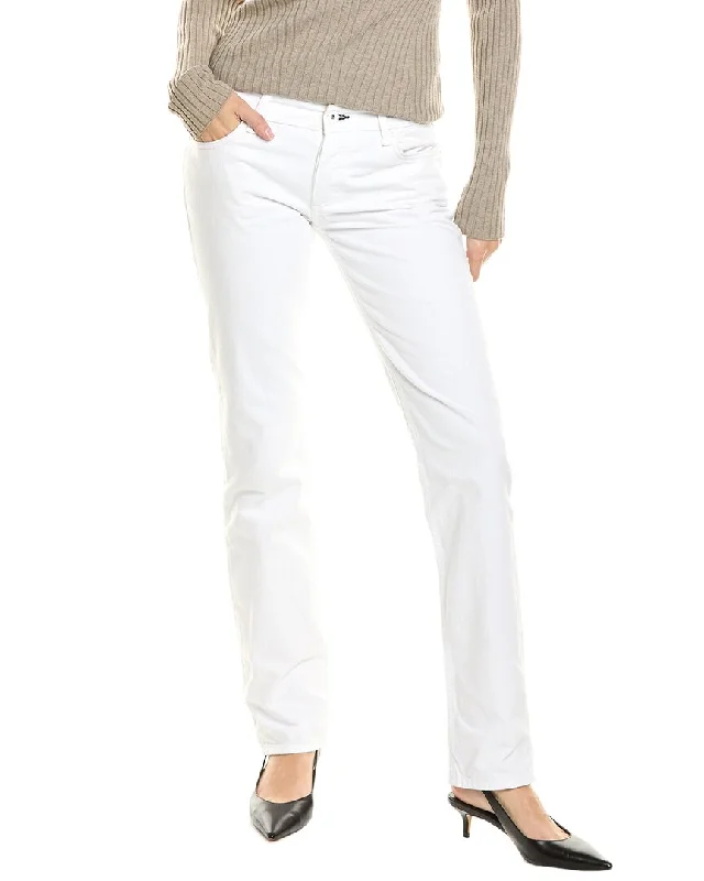 Season Finale Sale rag & bone Piper Bright White Low-Rise Straight Jean
