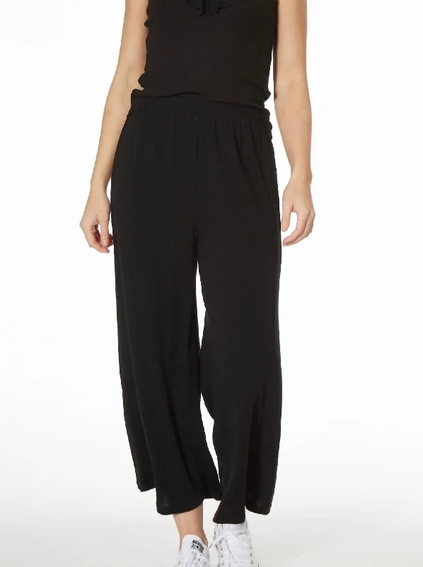 Mega Sale Janey Wide Leg Pants In Black
