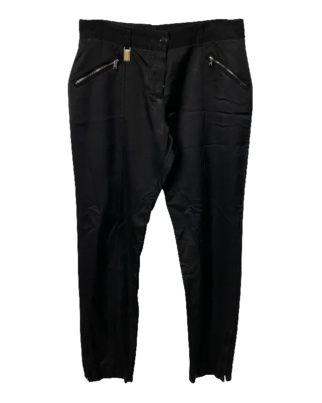 Unwind with Weekend Discounts Dolce & Gabbana Zip Pocket Jeans in Black Polyester