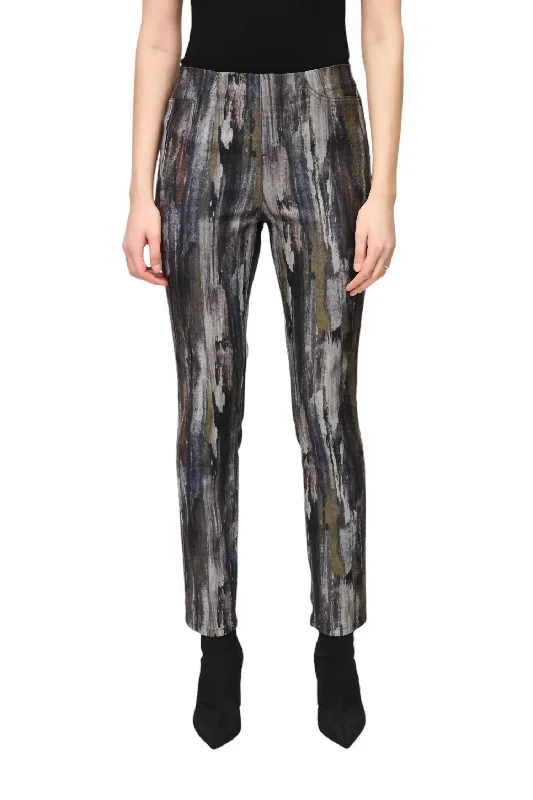 Unwind with Weekend Discounts Bohemian Abstract Pant In Multi