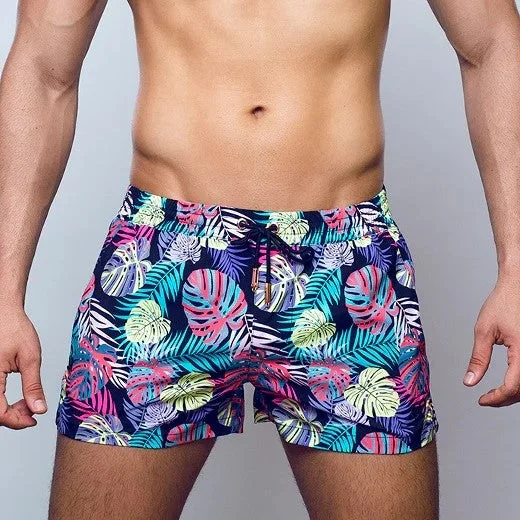 Super Deal 2eros Monstera 3" swim short black