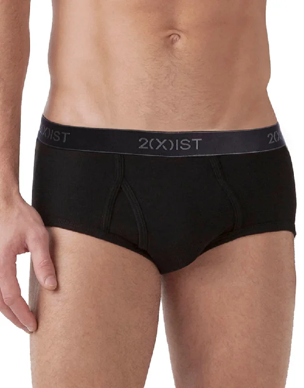 Weekend Bargains to Enjoy 2xist Men's 3-Pack Essential Core Fly-Front Brief 020039
