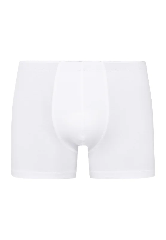 Cotton Superior Long Leg Boxer Brief | White 73090-101