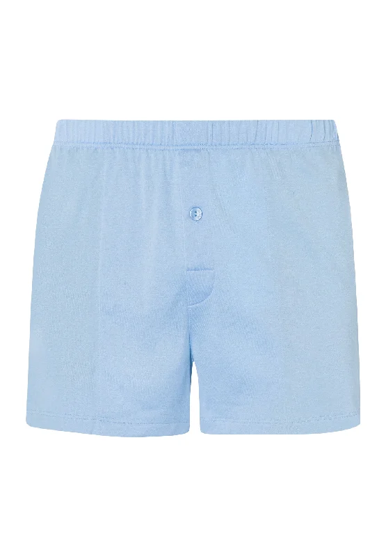 Cotton Sporty Cotton Knit Boxer With Button Fly | Placid Blue 73505-2531