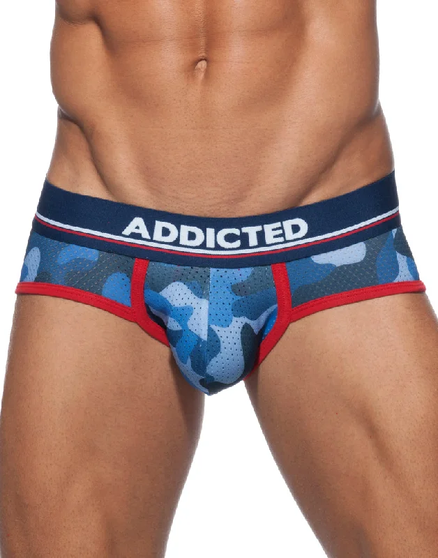 Addicted 3-Pack Camo Mesh Brief Push Up AD697P