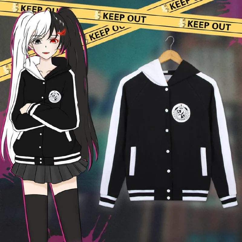 Weekend Deals to Brighten Your Day Anime Danganronpa Monokuma Cosplay Costumes Hoodie Jacket mp006266