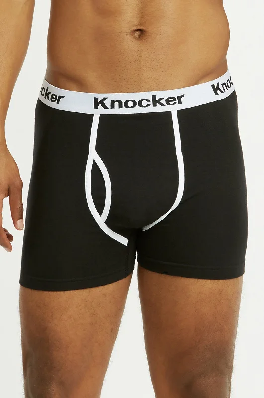 Weekend Discounts to Love KNOCKER MEN 'S COTTON SPANDEX BOXER BRIEFS (BBC4500)