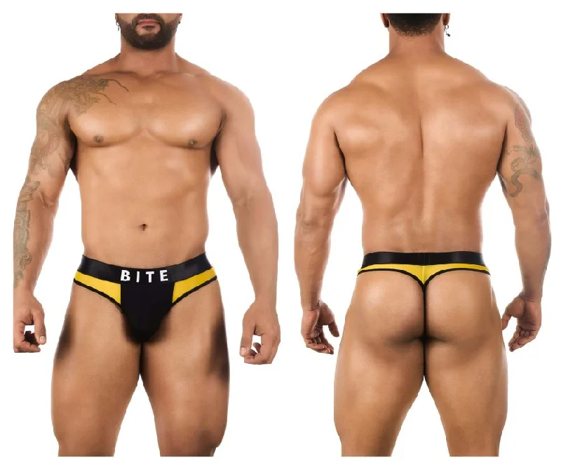 Crazy Savings BiteWear BW2023102 Squeeze Papaya Thongs Color Yellow