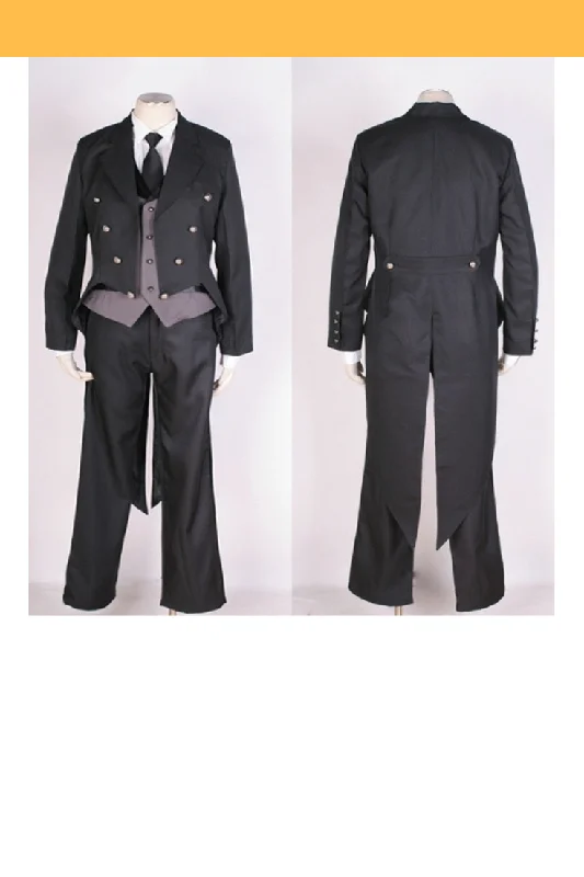 Black Butler Kuroshitusji Sebastian Tuxedo Cosplay Costume