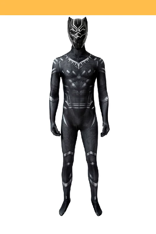 Black Panther Civil War Version Digital Printed Cosplay Costume