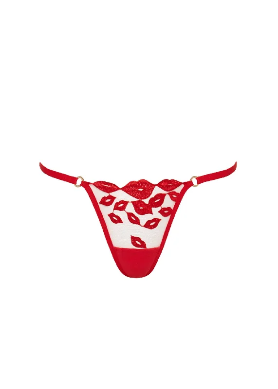 Epic Deals Marian Thong (Tomato Red/Sheer)