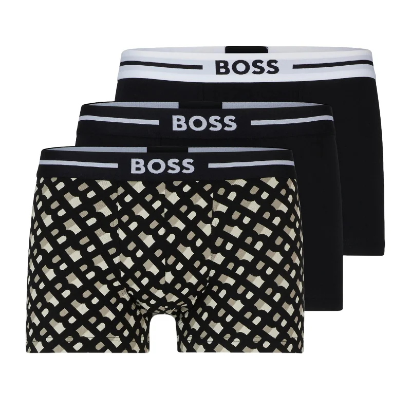 New Markdowns BOSS Bold Design Trunk 3 Pack - Pattern/Black/Black