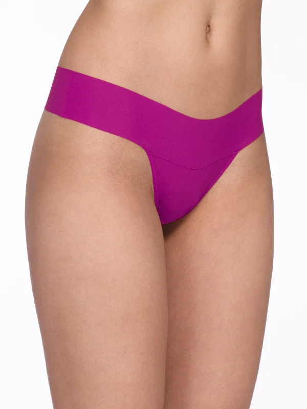 Flash Sale BreatheSoft® Natural Rise Thong Hot Fuchsia Pink