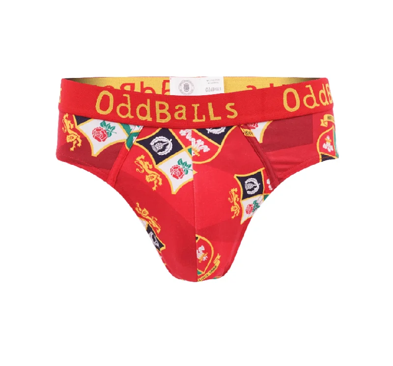 Weekend Discounts to Indulge In British & Irish Lions - Red - Mens Briefs