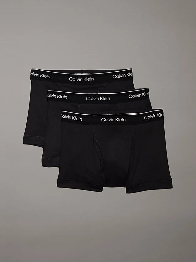 Weekend Special Calvin Klein Mens Cotton Classics Trunk 3 Pack - Black