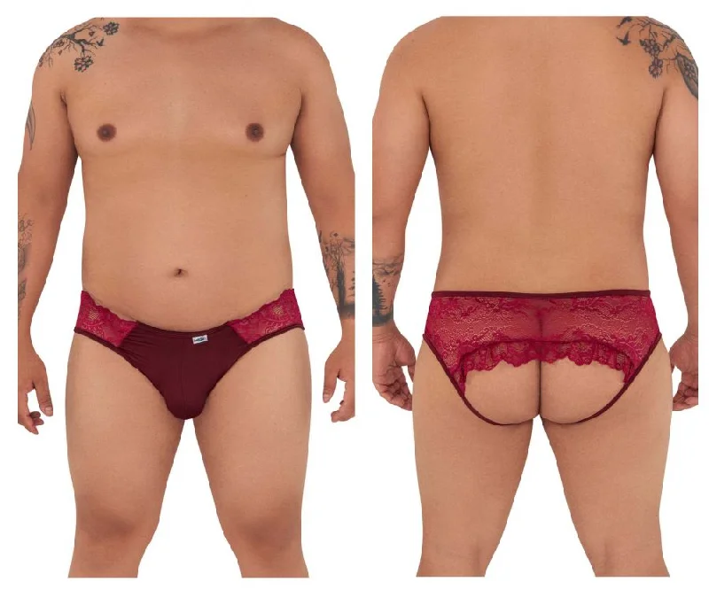 Instant Deal CandyMan 99312X Jockstrap Color Burgundy