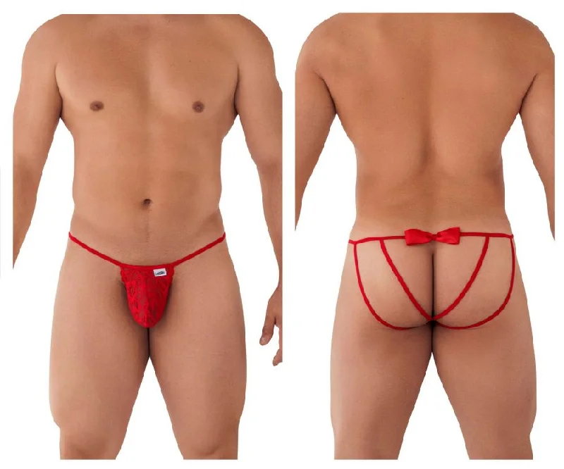 Daily Special CandyMan 99606 Bow Jockstrap Color Red