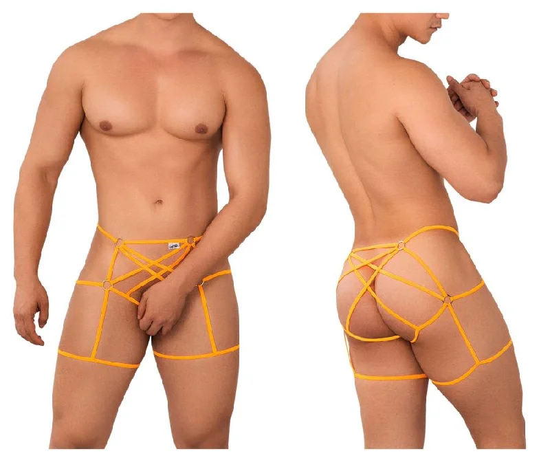 CandyMan 99646 Cage Jockstrap Color Hot Orange