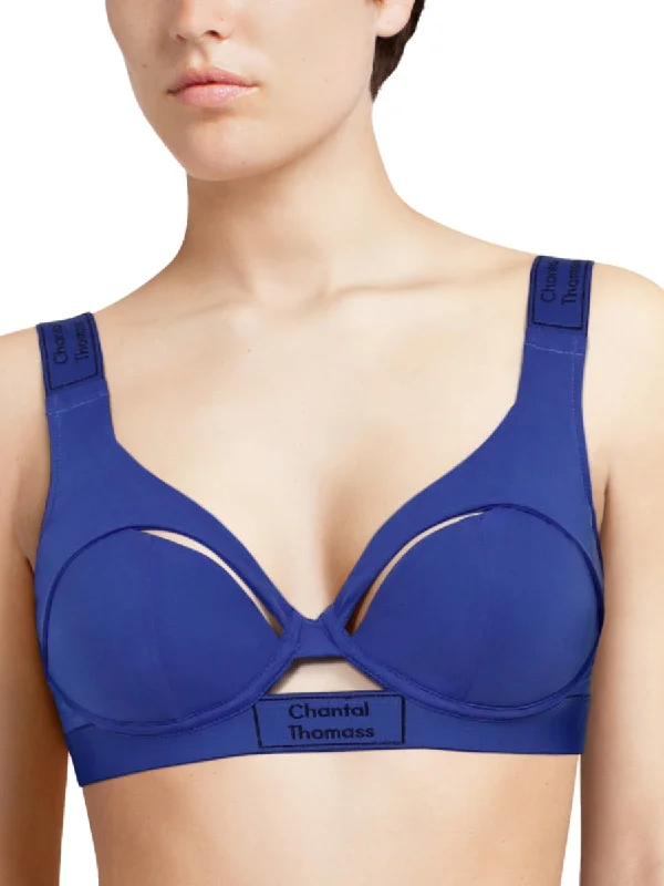 Sharp T-Shirt Bra - Blue Klein