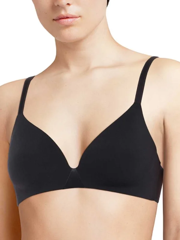 Customer Appreciation Sale Essentiall Wirefree Triangle T-Shirt Bra - Black