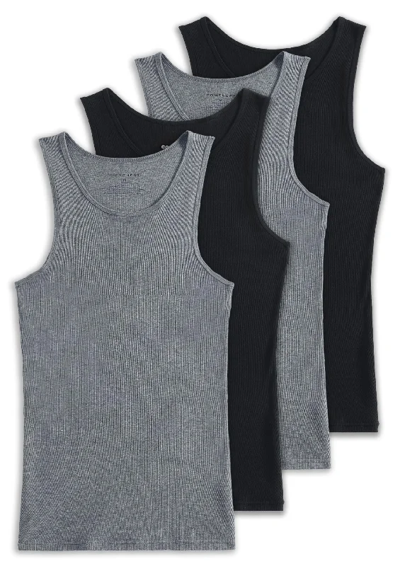 Black and Grey Melange