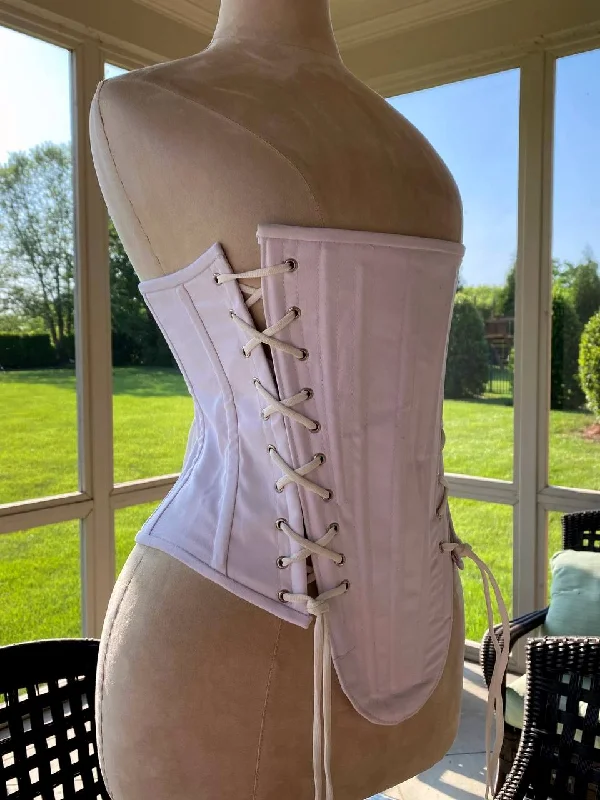 Discount Deals Authentic vintage cotton overbust or underbust corset, black or white. Steel boned custom made cotton corset Discount Deals Authentic vintage cotton overbust or underbust corset, black or white. Steel boned custom made cotton corset