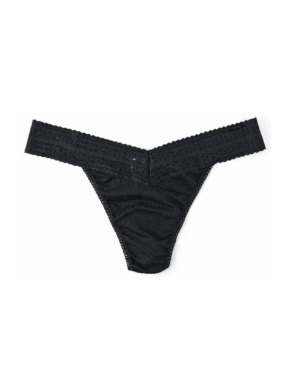 Members Only DreamEase® Original Rise Thong Black