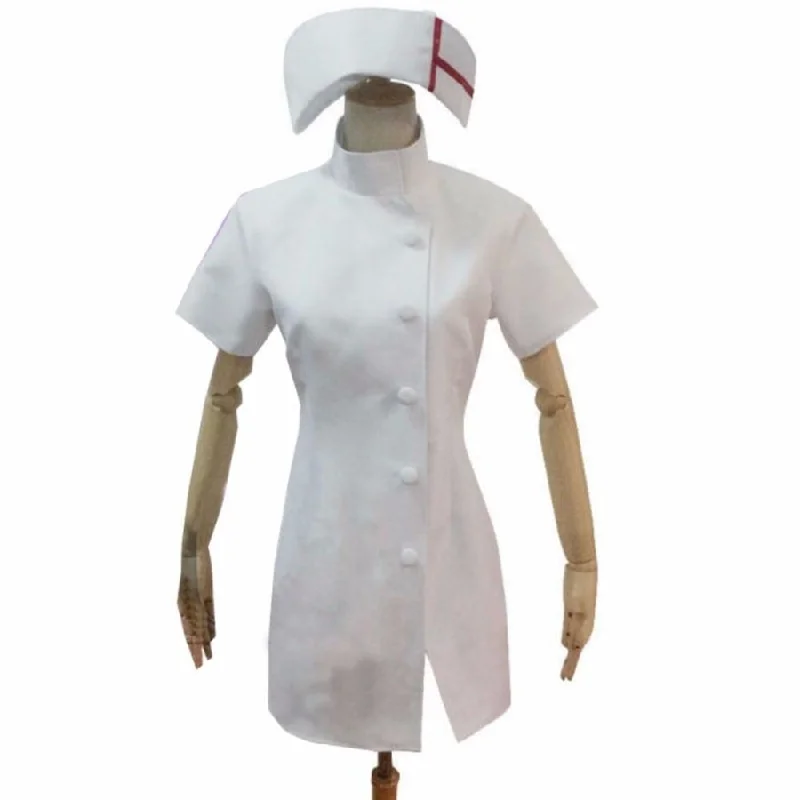 New Deal Danganronpa 3 Side: Despair Mikan Tsumiki Sexy White Nurse Cosplay Costume bandage Custom Made Halloween Costumes New Deal Danganronpa 3 Side: Despair Mikan Tsumiki Sexy White Nurse Cosplay Costume bandage Custom Made Halloween Costumes