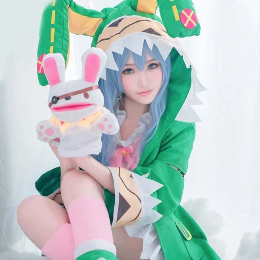 Midnight Sale Date A Live Yoshino Himekawa Cosplay Costumes W Green Hooded Women Girls Coat Halloween Costumes with Socks C07983 Midnight Sale Date A Live Yoshino Himekawa Cosplay Costumes W Green Hooded Women Girls Coat Halloween Costumes with Socks C07983