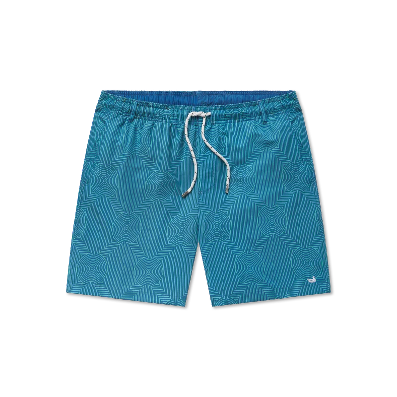 Massive Deals Dockside Swim Trunk - Circle Maze
