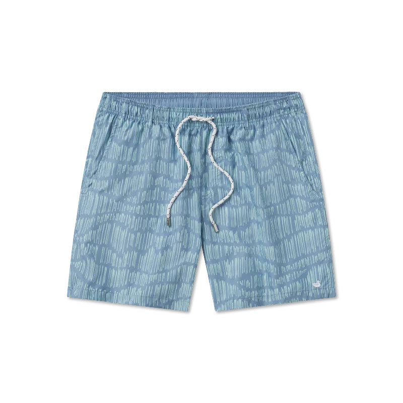 Grand Opening Sale Dockside Swim Trunk - Falling Lines