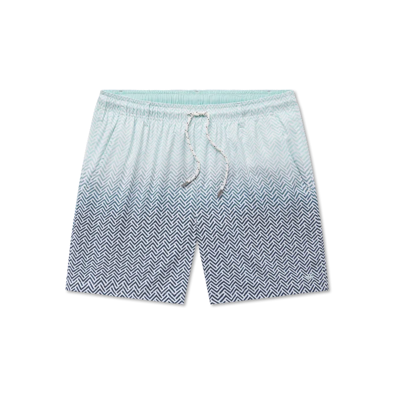 Dockside Swim Trunk - Herringbone Fade