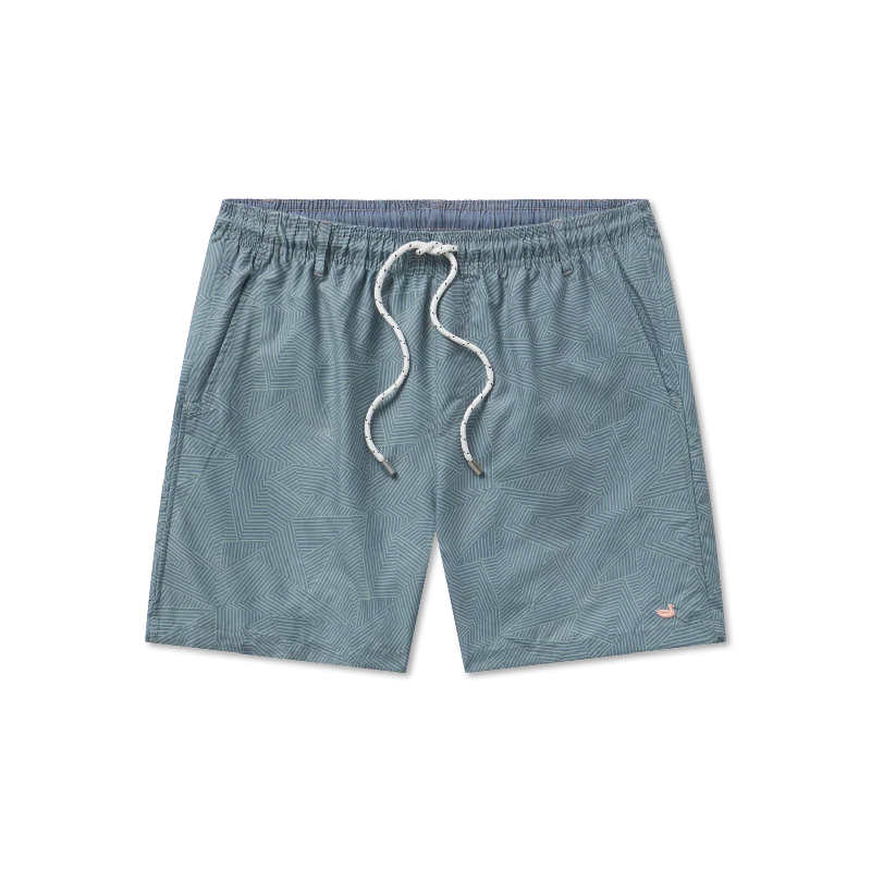 Discount Deals Dockside Swim Trunk - Tulum Angles