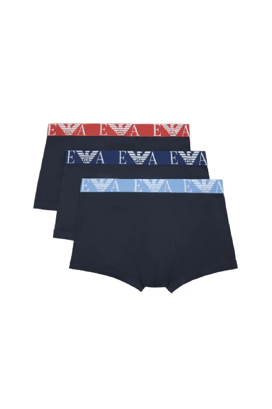 Price Buster Emporio Armani 3 Pack Men's Cotton Stretch Trunk