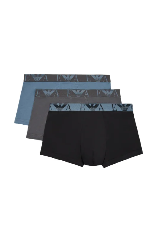 Savings Spectacular Emporio Armani 3 Pack Men's Cotton Stretch Trunk