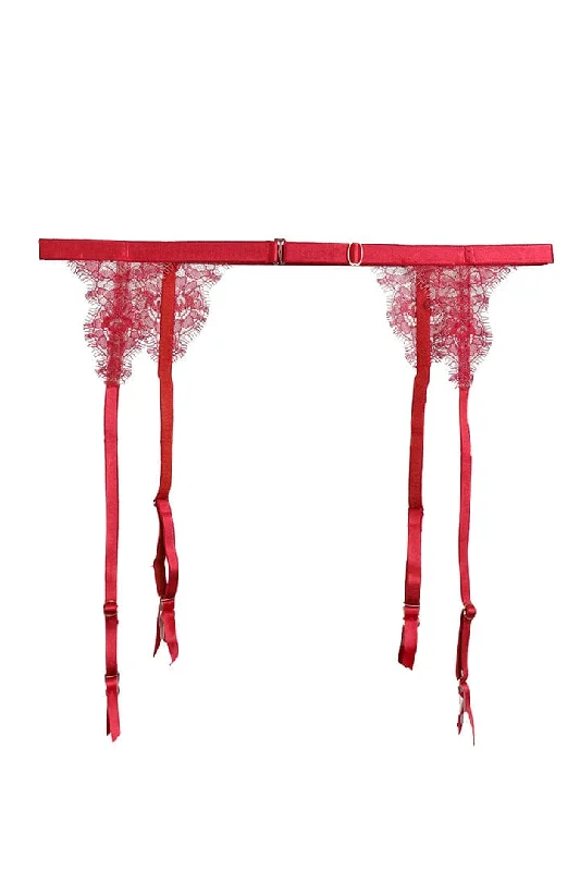Discount Deals Entice Garter Belt - Red