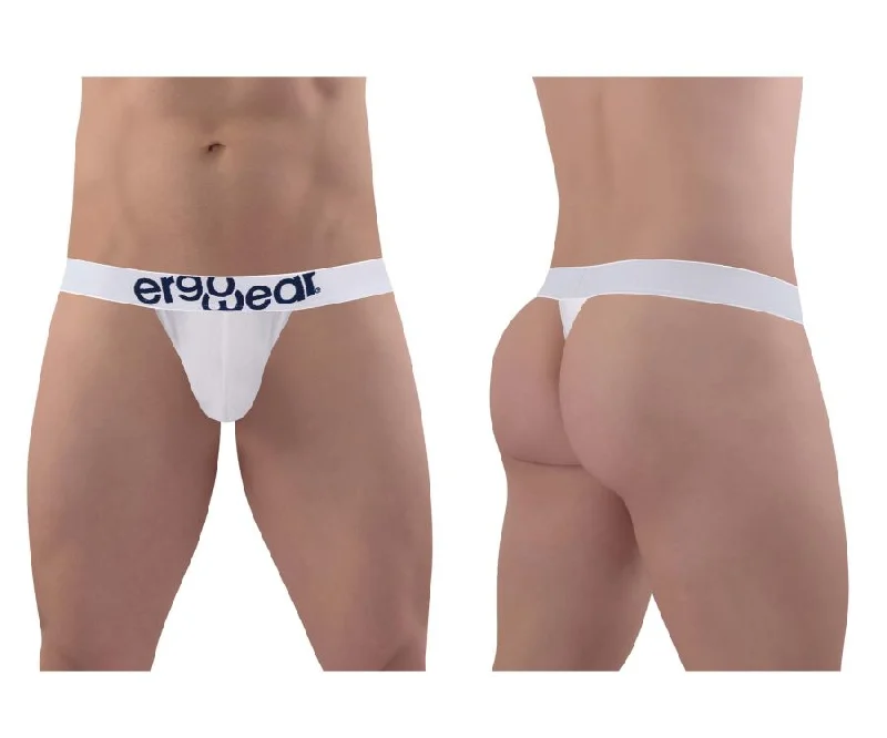 Fantastic Deals ErgoWear EW1474 MAX COTTON Thongs Color White