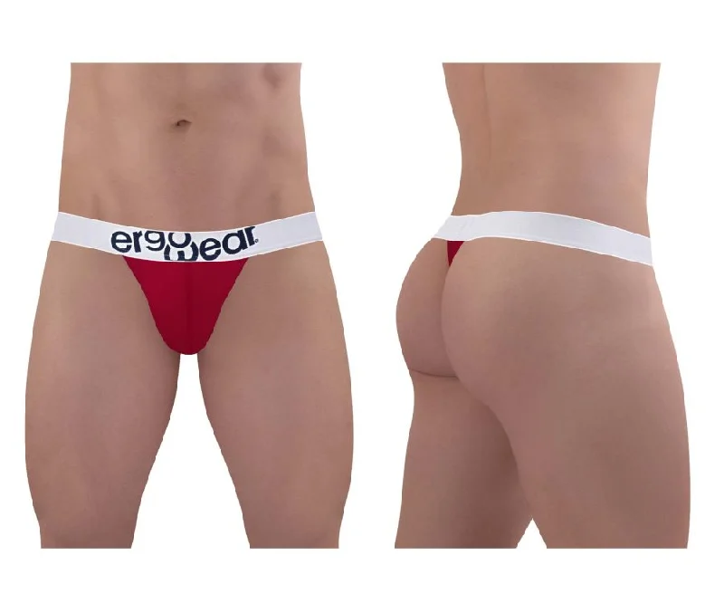 Crazy Savings ErgoWear EW1478 MAX COTTON Thongs Color Garnet