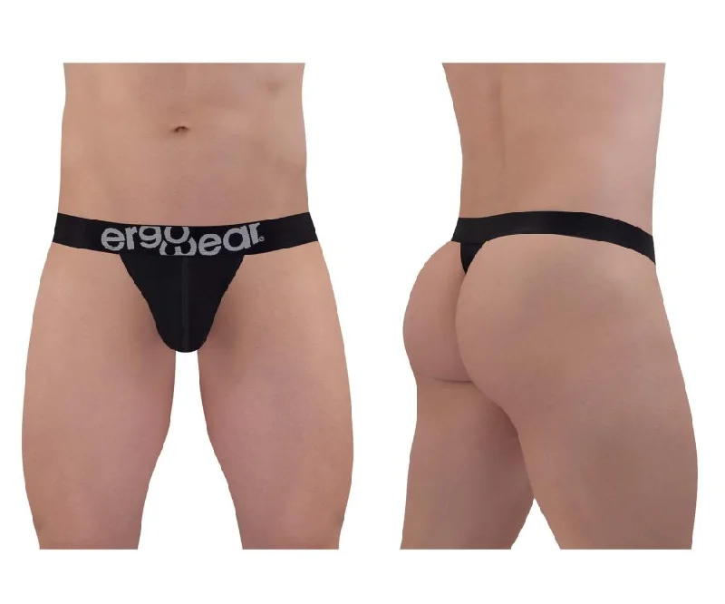 Can't Be Beat ErgoWear EW1482 MAX COTTON Thongs Color Black