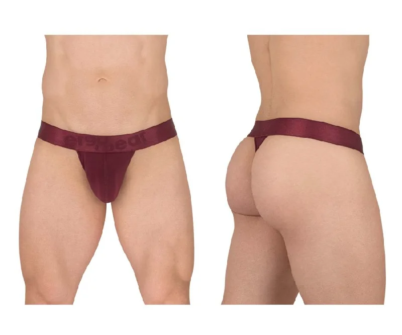 Super Bargain ErgoWear EW1621 MAX XX G-String Color Burgundy