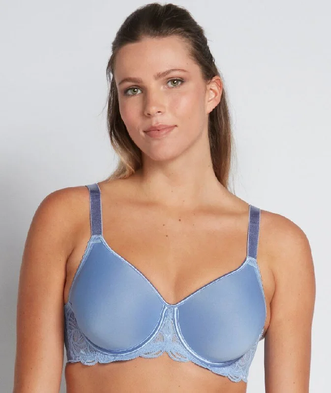 Mega Deal Fayreform Lace Perfect Contour Spacer Bra - Grapemist