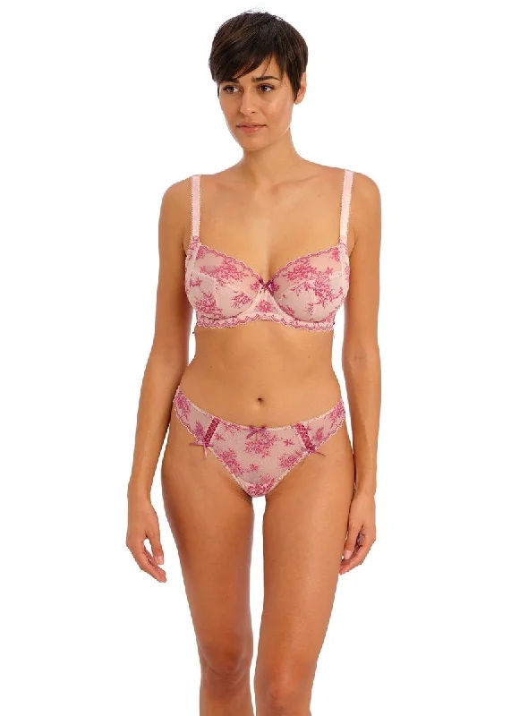 Weekend Wonders Await! Offbeat Decadence Brazilian Panty Vintage Rose AA402571VTG