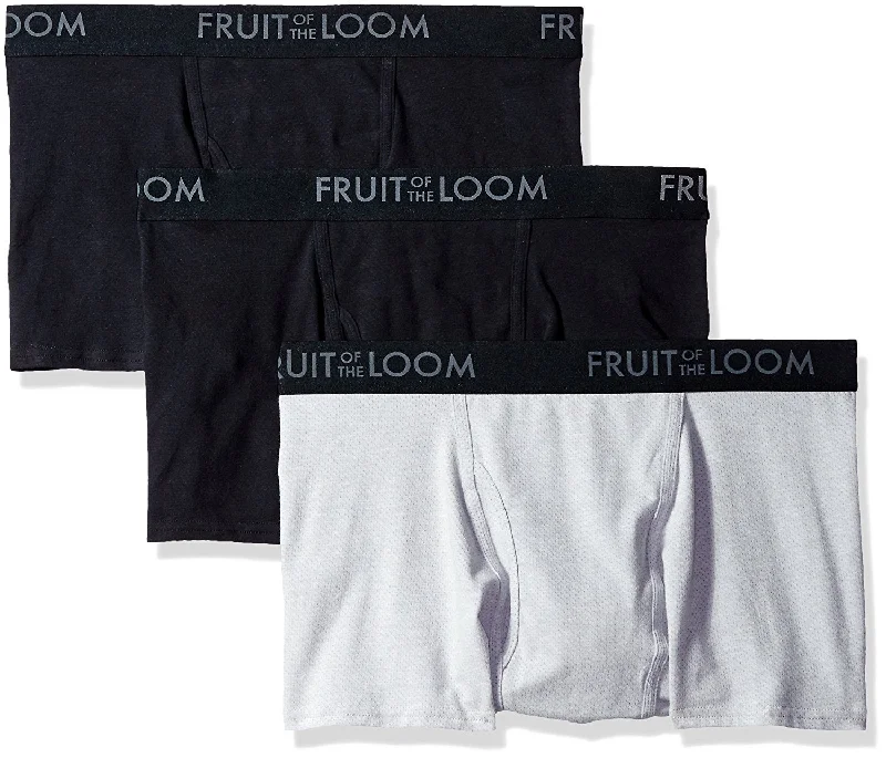 Weekend Discounts to Savor Fruit of the Loom Mens Breathable 3-Pack Short Leg Boxer Brief Weekend Discounts to Savor Fruit of the Loom Mens Breathable 3-Pack Short Leg Boxer Brief