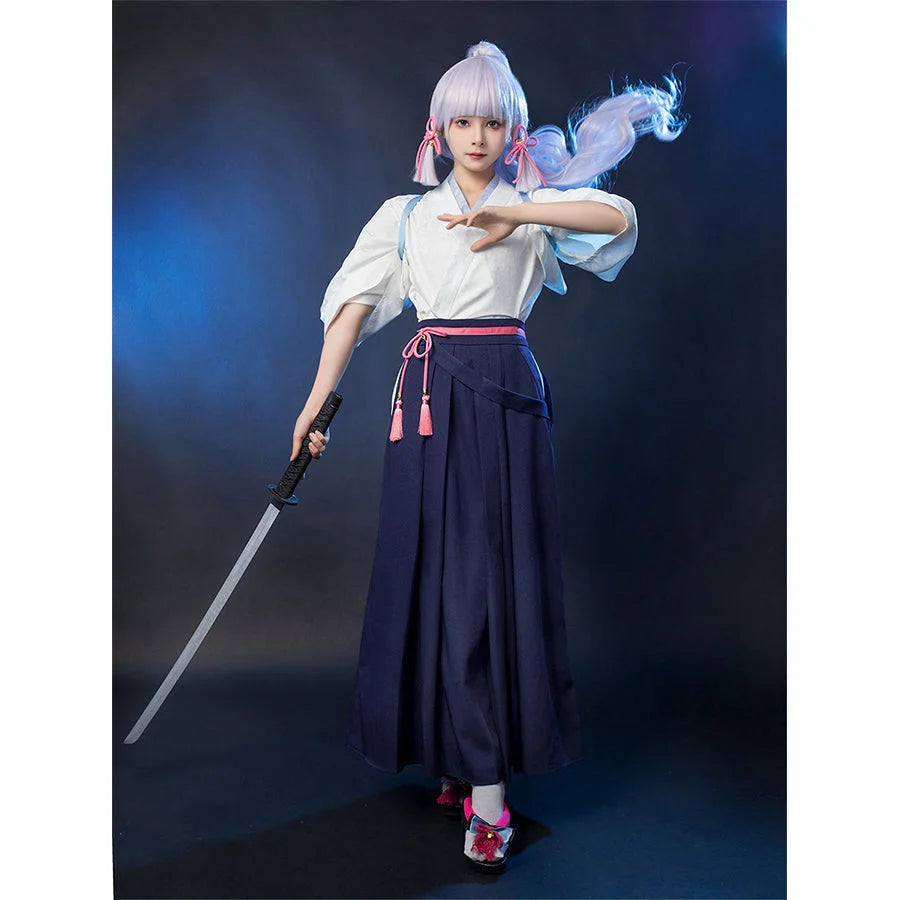 Weekend Discounts to Snag Game Genshin Inazuma Kamisato Ayaka Cosplay Costume C02056 Weekend Discounts to Snag Game Genshin Inazuma Kamisato Ayaka Cosplay Costume C02056
