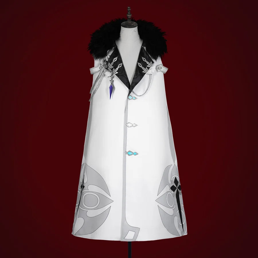 Weekend Bargains to Cherish Genshin Impact Fatui Harbinger Rooster Pulcinella Cape Cosplay Costume C07579 A Weekend Bargains to Cherish Genshin Impact Fatui Harbinger Rooster Pulcinella Cape Cosplay Costume C07579 A