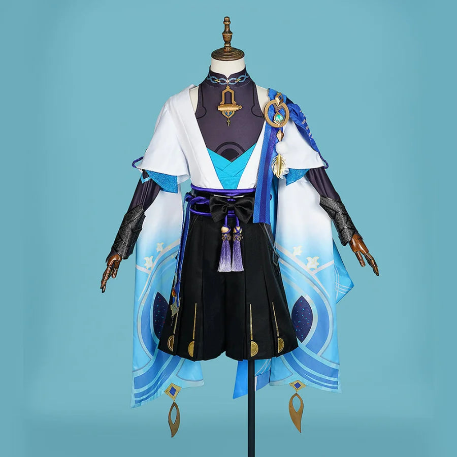 Genshin Impact Scaramouche Wanderer Cosplay Costume C07569  A