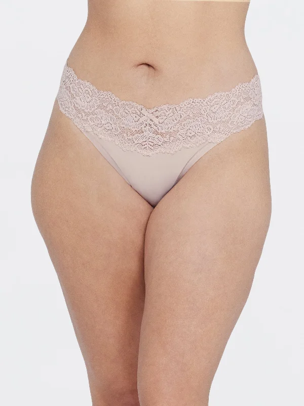 *3 for $48  Goddess Lace Trim Thong