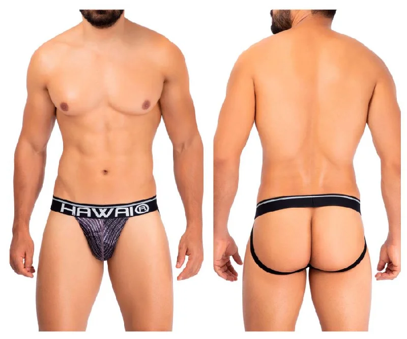 Low Price HAWAI 42168 Printed Microfiber Jockstrap Color Taupe