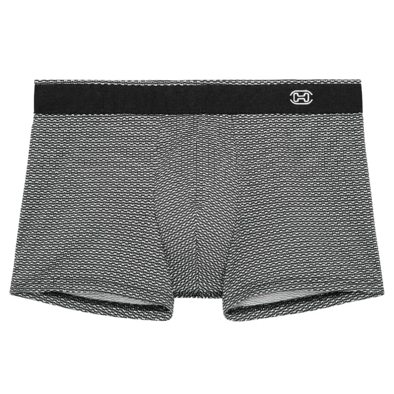 Best Bargains HOM Silvester Comfort Boxer Briefs - Black Print