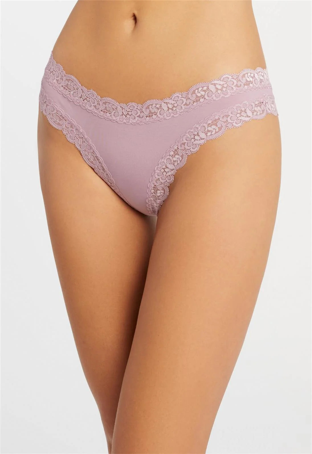 Final Clearance Iconic Thong In Wisteria - Fleurt